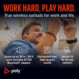 Poly Voyager Free 60 with Basic Charge Case (Black, BT700C)