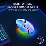 Razer Basilisk V3 Pro Wireless Mouse (White, RZ01-04620200-R3A1)