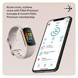 Fitbit Charge 5 Fitness Wristband (FB421) (Lunar White / Soft Gold)