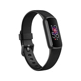 Fitbit Luxe Activity Tracker (Black/Black, FB422BKBK)