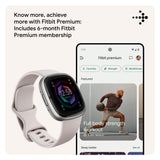 Fitbit Sense 2 GPS Smartwatch (Lunar White)