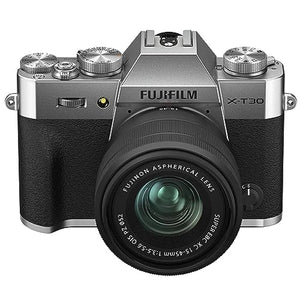 Fujifilm X-T30 II Kit with 15-45mm (Silver) (Black Lens)