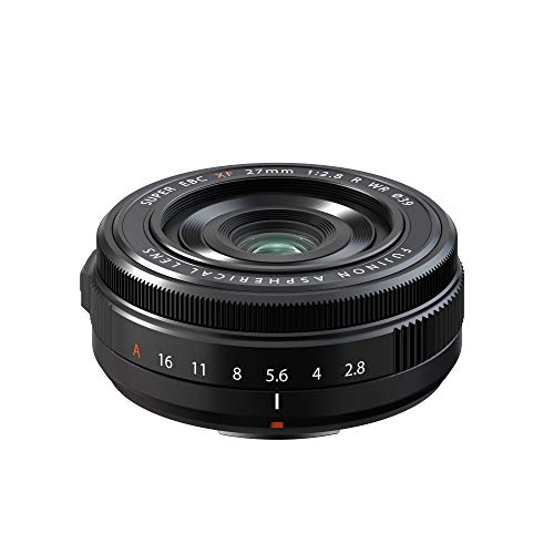 Fujifilm XF 27mm F2.8 R WR Lens (Black, Retail Packing)