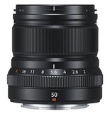 Fujifilm XF 50mm f/2 R WR Lens (Black)