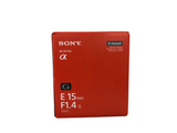 Sony E 15mm F/1.4 G Lens (SEL15F14G)