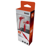 JBL T110 In-Ear Headphones (Red)