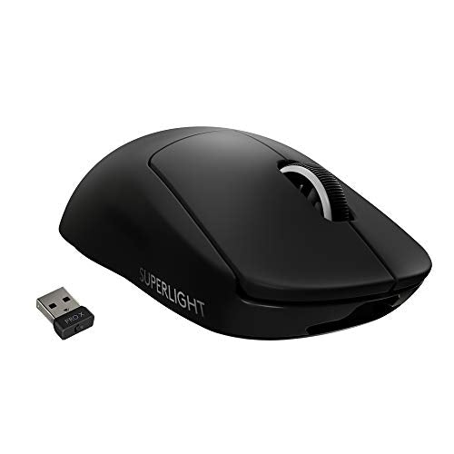 Logitech G PRO X Superlight Wireless Gaming Mouse (Black, 910-005884)