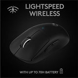 Logitech G PRO X Superlight Wireless Gaming Mouse (Black, 910-005884)