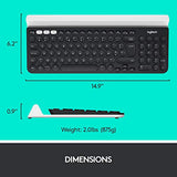 Logitech K780 Bluetooth Keyboard (Black) TBC