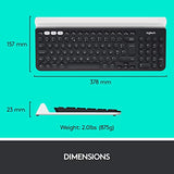 Logitech K780 Bluetooth Keyboard (Black) TBC