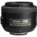 Nikon AF-S DX 35mm f/1.8G Black