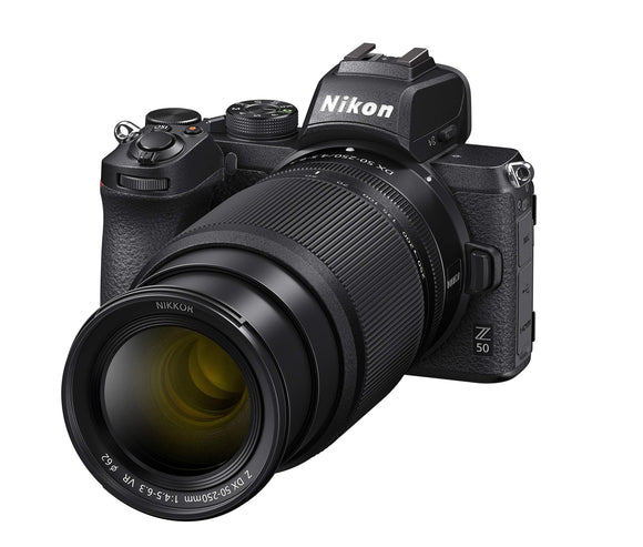 Nikon Z50 Twin Kit (Z DX 16-50mm F/3.5-6.3 VR, Z DX 50-250 F/4.5-6.3 VR) + FTZ II