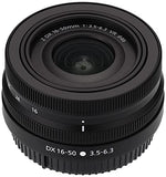 Nikon Z 16-50mm f/3.5-6.3 VR Lens (Retail Packing) (Black)