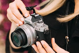 Nikon Z fc Mirrorless Digital Camera Silver with 28mm f/2.8 SE Lens