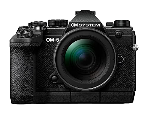 OM System OM-5 Mirrorless Camera with 12-45mm F/4 Pro Lens (Black)