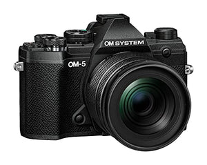 OM System OM-5 Mirrorless Camera with 12-45mm F/4 Pro Lens (Black)