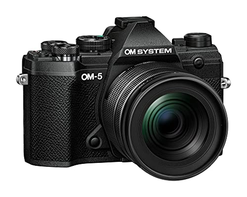 OM System OM-5 Mirrorless Camera with 12-45mm F/4 Pro Lens (Black)