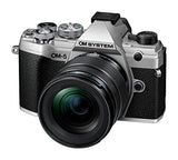 OM System OM-5 Mirrorless Camera with 12-45mm F/4 Pro Lens (Silver)