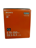 Sony E 70-350mm f/4.5-6.3 G OSS Lens (SEL70350G)