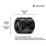 Panasonic 42.5mm F1.7 (HHS043) (Black)