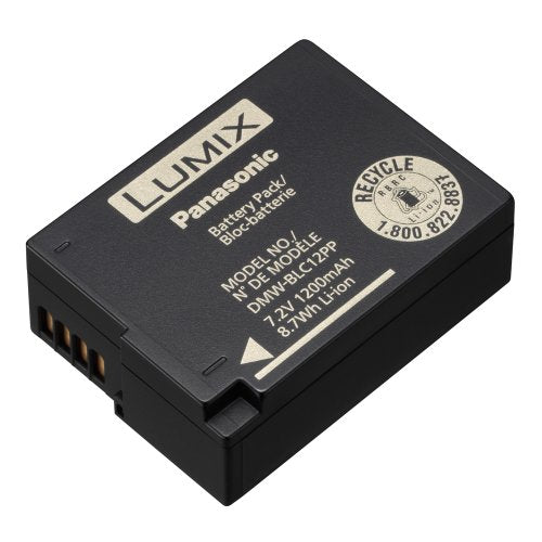 Panasonic DMW-BLC12 Rechargeable Lithium-Ion Battery (7.2V, 1200mAh)