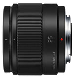 Panasonic LUMIX G 25mm F/1.7 ASPH (HH025, Retail Box) Black
