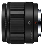 Panasonic LUMIX G 25mm F/1.7 ASPH (HH025, Retail Box) Black