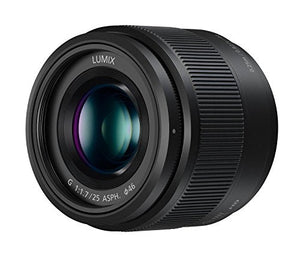 Panasonic LUMIX G 25mm F/1.7 ASPH (HH025, White Box) Black