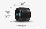 Panasonic LUMIX G 25mm F/1.7 ASPH (HH025, White Box) Black