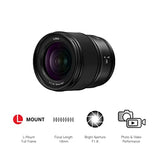 Panasonic Lumix S 18mm F/1.8 Ultra-Wide-Angle Lens (S-S18)
