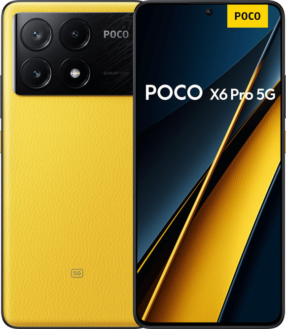 Poco X6 Pro 5G (512GB+12GB, Yellow, Global Version)