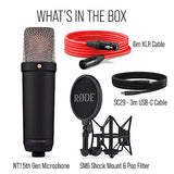 Rode NT1 5th Generation Hybrid Microphone (Black)