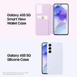 Samsung Galaxy A55 (A556E DS) (256GB+8GB, Awesome Ice Blue)