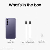 Samsung Galaxy S24 5G S9210 DS (256GB+8GB, Cobalt Violet)