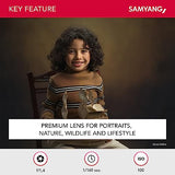 Samyang AF 85mm F/1.4 FE II Lens (Sony E)