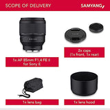Samyang AF 85mm F/1.4 FE II Lens (Sony E)