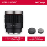 Samyang V-AF 100mm T2.3 FE Lens