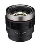 Samyang V-AF 75mm T1.9 FE Lens