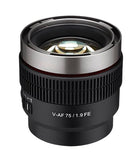 Samyang V-AF 75mm T1.9 FE Lens