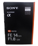 Sony FE 14mm F/1.8 GM (SEL14F18GM)