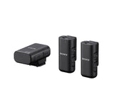 Sony ECM-W3 2-Person Wireless Microphone System with Multi Interface Shoe (2 Transmitters)