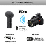 Sony ECM-W3 2-Person Wireless Microphone System with Multi Interface Shoe (2 Transmitters)