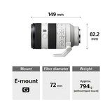 Sony FE 70-200mm F/4 Macro G OSS II Lens (SEL70200G2)