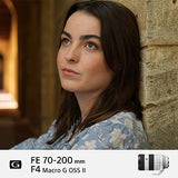 Sony FE 70-200mm F/4 Macro G OSS II Lens (SEL70200G2)