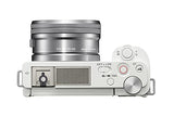 Sony ZV-E10 Mirrorless Camera with 16-50mm Lens (ILCZV-E10L) (White)