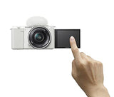 Sony ZV-E10 Mirrorless Camera with 16-50mm Lens (ILCZV-E10L) (White)