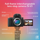 Sony ZV-E1 Mirrorless Camera Body (ILCZV-E1) (Black)