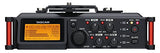 Tascam DR-70D 6-Input / 4-Track Multi-Track Field Recorder with Onboard Omni Microphones