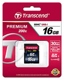 Transcend Premium 200X SDHC UHS-1 (16GB, TS16GSDHC10)