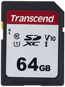 Transcend SDXC 300S UHS-1 U3 (64GB, TS64GSDC300S)